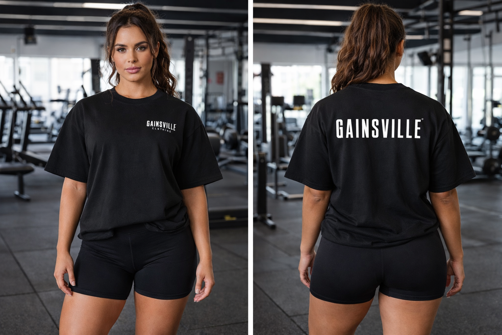 Gainsville Essential Drop Shoulder Gym T-Shirt