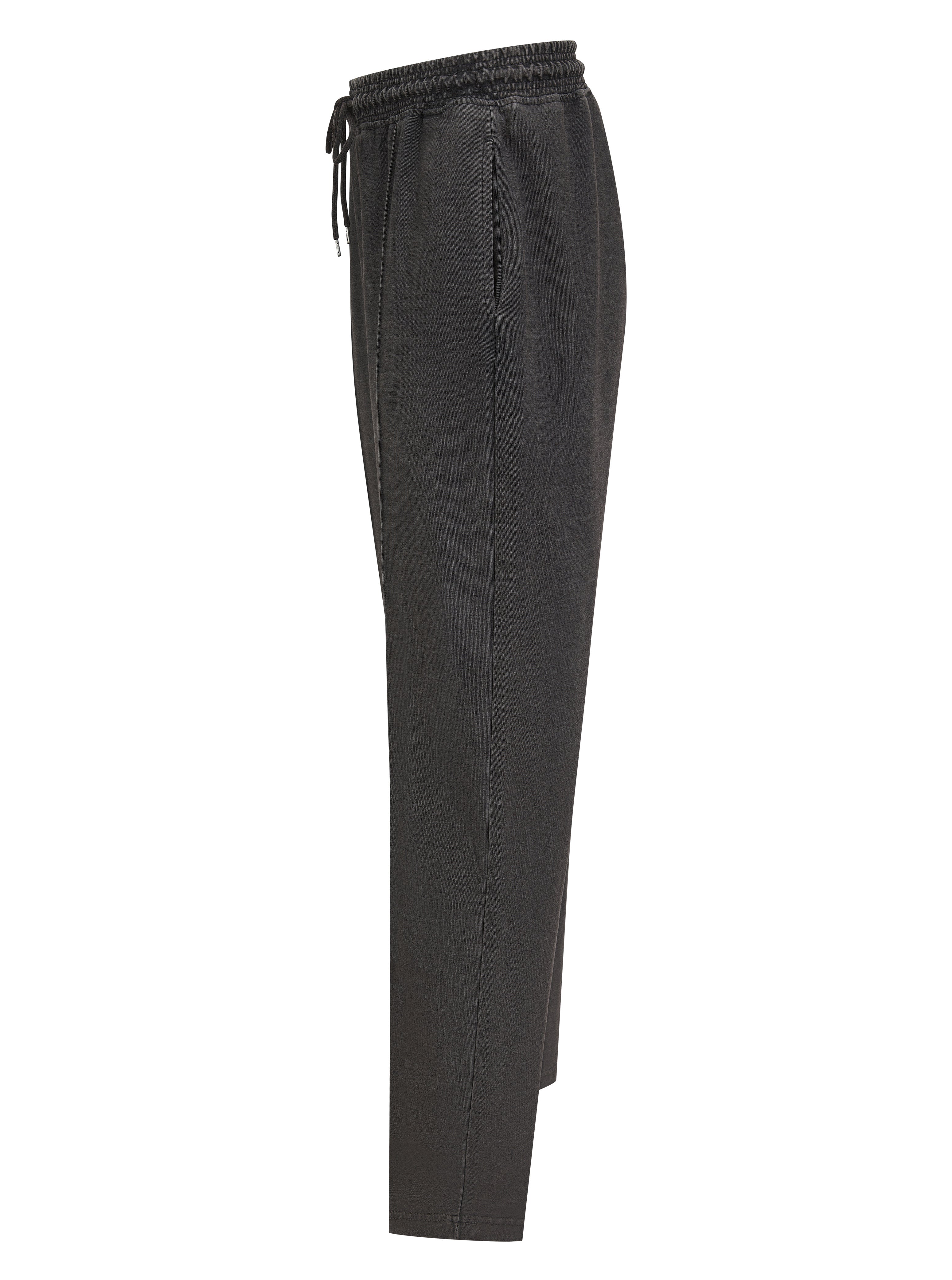 Gainsville CLOTHING Men's Faded Wash Straight Leg Pleated Pants