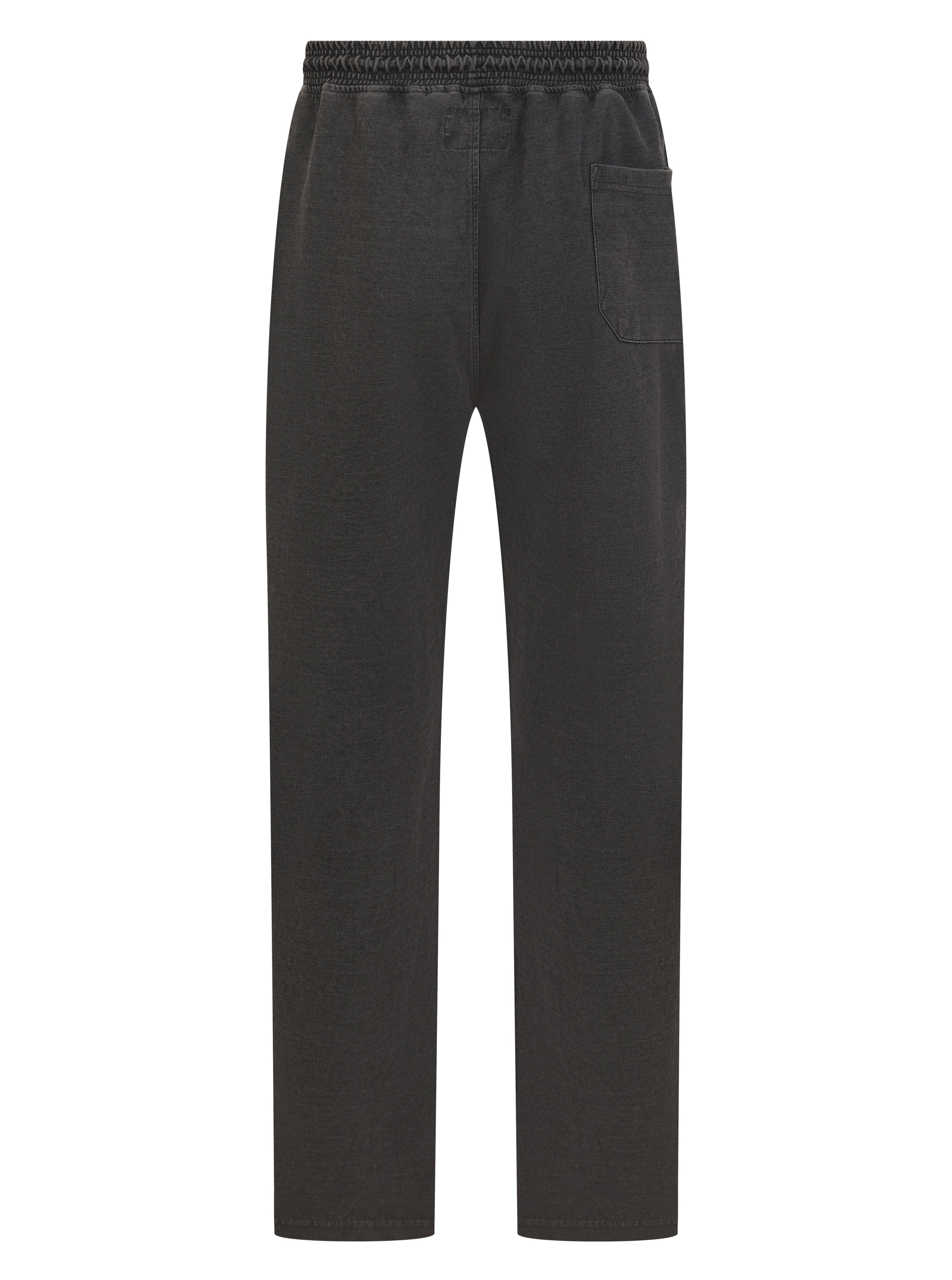 Gainsville CLOTHING Men's Faded Wash Straight Leg Pleated Pants