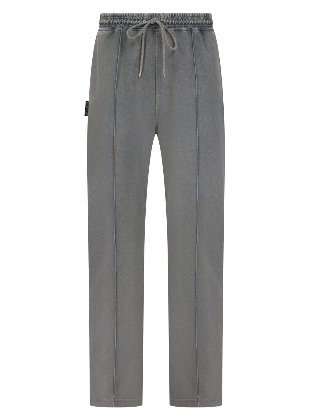 Gainsville CLOTHING Men's Faded Wash Straight Leg Pleated Pants