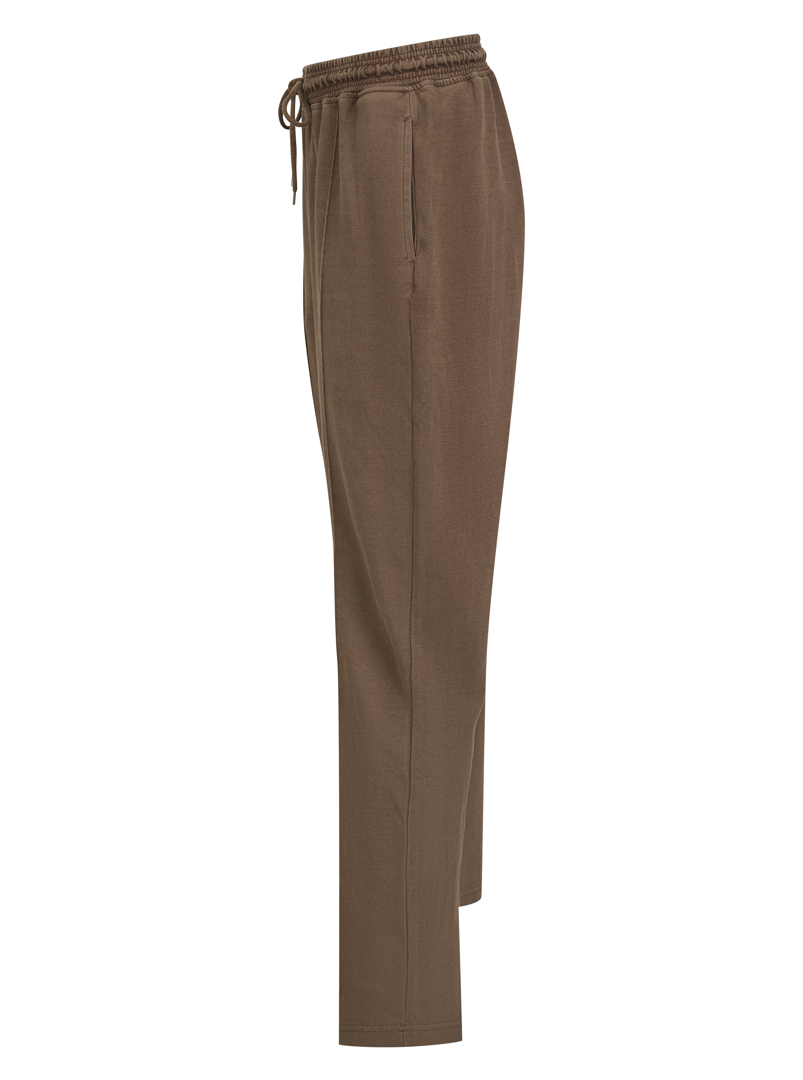 Gainsville CLOTHING Men's Faded Wash Straight Leg Pleated Pants