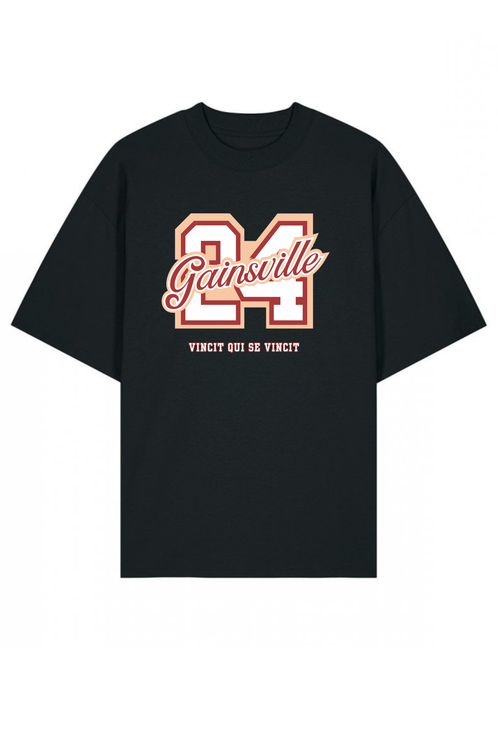 Gainsville Clothing 24 VINCIT Drop Shoulder Gym T-Shirt