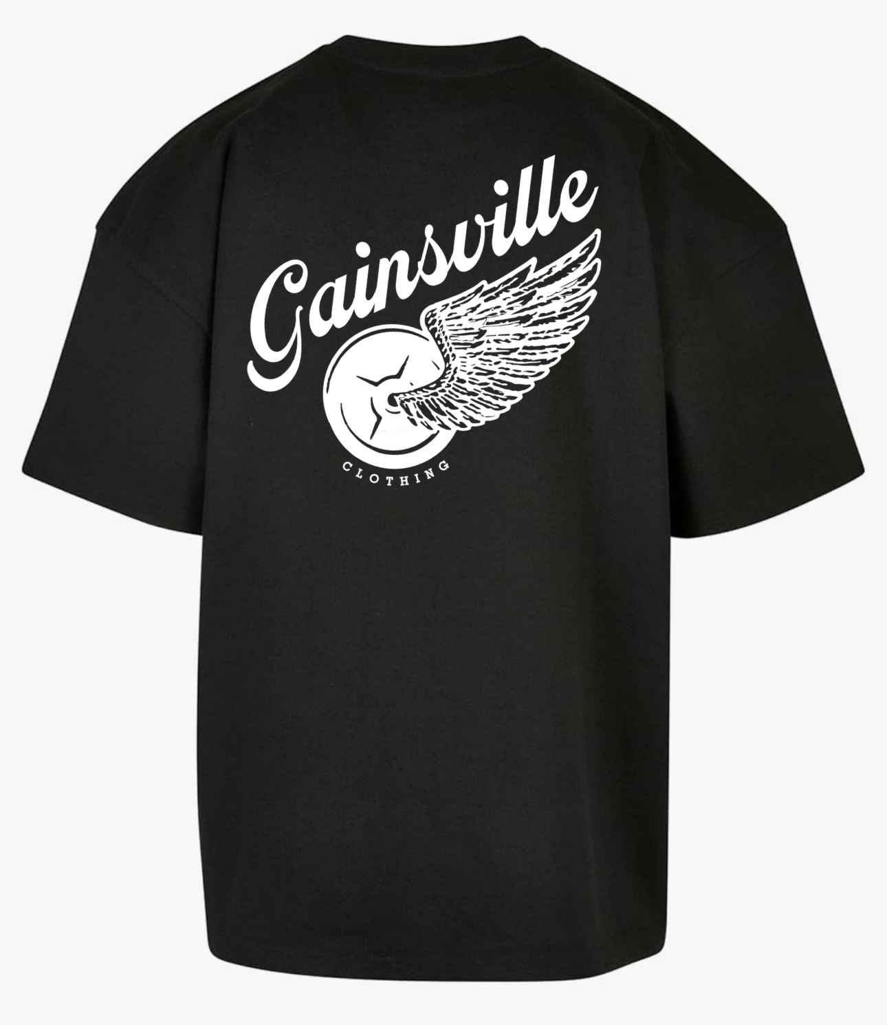 Gainsville Clothing Winged Plate Drop Shoulder Gym T-Shirt